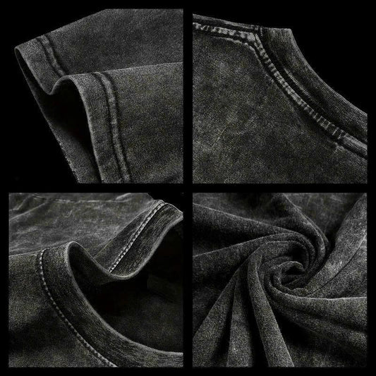 HardTimesClothing - Kokushibo Demons Slayer Vintage Unisex Oversize Anime Manga Acid Washed Heavyweight Cotton T-shirt, graphic tee,anime merch fan, outfits men