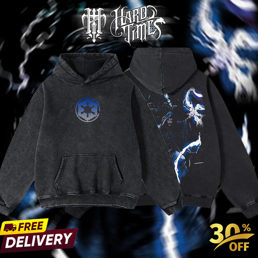 HardTimesClothing - Emperor Palpatine Galactic Empire Starwar Retro Limited Vintage, Collection Movie Oversized Washed Tee Acid Washed Lightweight TSHIRT, Gift for him her Clothes Cotton Superhero, Super villain. (Copy) (Copy) (Copy) (Copy)