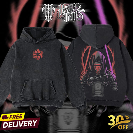 HardTimesClothing - Sith lord Starwar Retro Limited Vintage, Collection Movie Oversized Washed Tee Acid Washed Lightweight TSHIRT, Gift for him her Clothes Cotton Superhero, Super villain. (Copy) (Copy) (Copy)