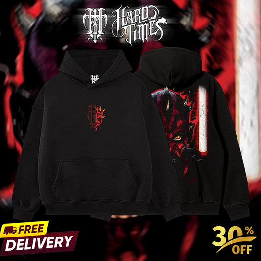 HardTimesClothing - Darth Maul Sith Order Starwar Retro Limited Vintage, Collection Movie Oversized Washed Tee Acid Washed Lightweight TSHIRT, Gift for him her Clothes Cotton Superhero, Super villain. (Copy)