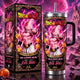(Normal White Box) Tumbler 40oz - Evil buu Dragonball