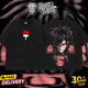 HardTimesClothing - Marada Naruto Anime Limited Edition Death Reaper Seal Double Printed Oversize Lightweight Acid Washed Hoodie, graphic hoodies men streetwear (Copy) (Copy)
