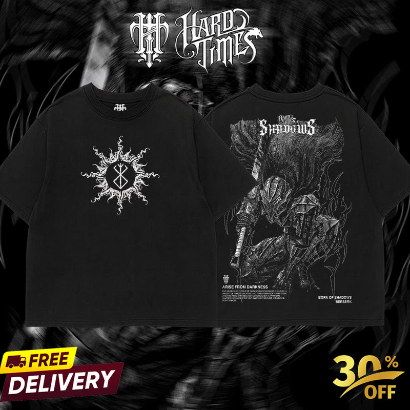 Hardtimesclothing - Guts berserk Retro Edition Vintage Unisex Oversize Anime Manga Acid Washed Cotton T-shirt, graphic tee,anime merch fan, outfits men,boys merch