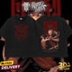 HardTimesClothing - Gaara Naruto Anime Limited Edition Death Reaper Seal Double Printed Oversize Lightweight Acid Washed Hoodie, graphic hoodies men streetwear