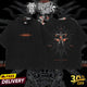 HardTimesClothing - Pain Naruto Anime Limited Edition Death Reaper Seal Double Printed Oversize Lightweight Acid Washed Hoodie, graphic hoodies men streetwear (Copy) (Copy)