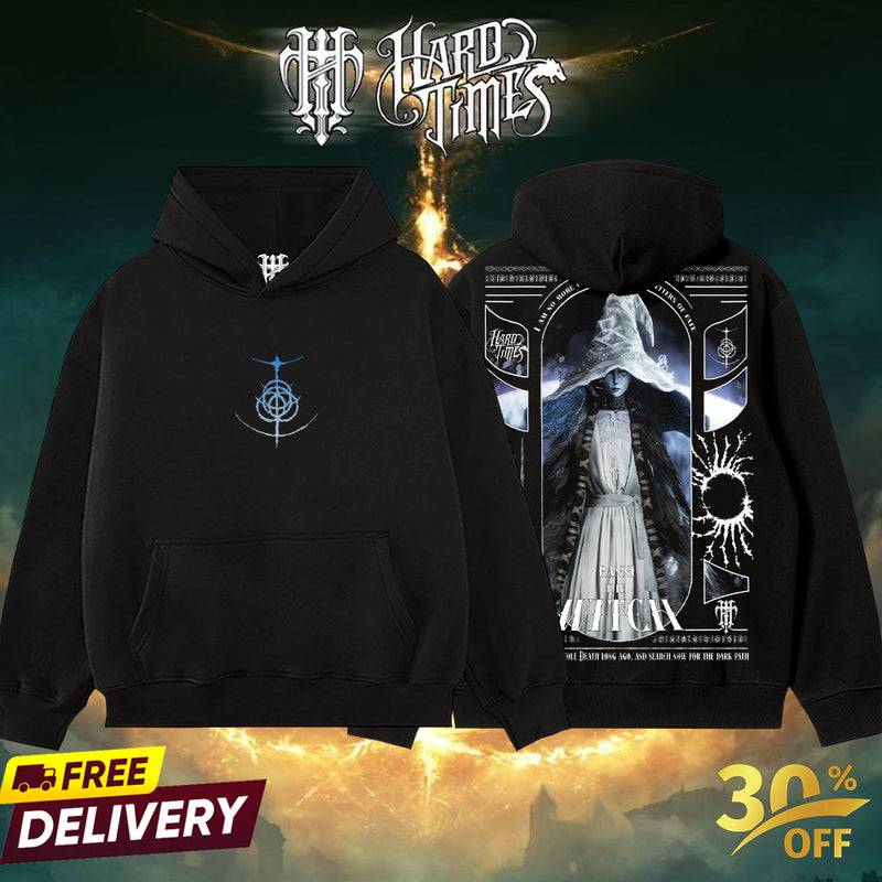 HardTimesClothing Ranni the Witch 22.10 Elden Ring Retro Vintage Unisex Oversize Anime Manga Acid Washed Heavyweight Cotton T-shirt, Anime Merch, Gift For Anime Fan. Menswear Oversized