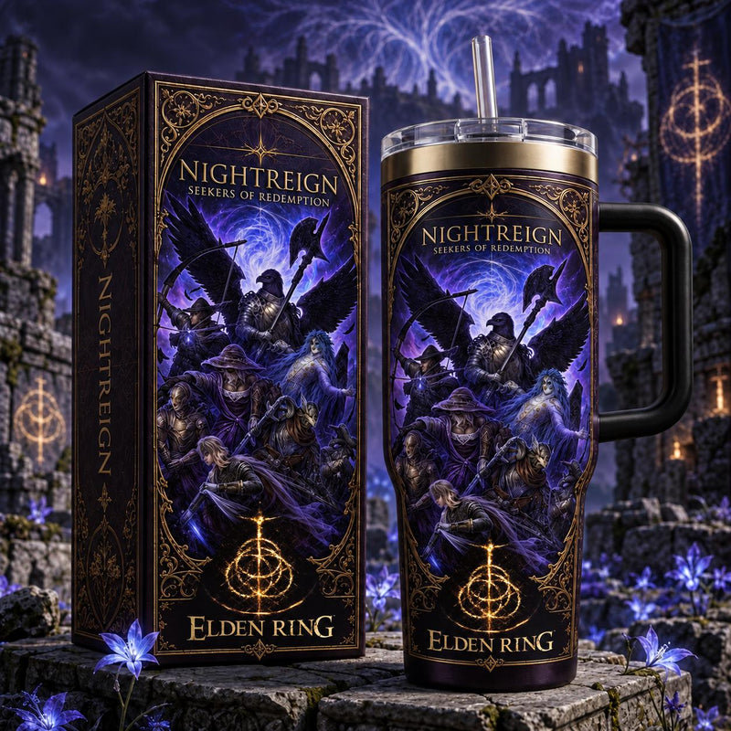 (Normal White Box) Tumbler 40oz - Eldenring Nightreign