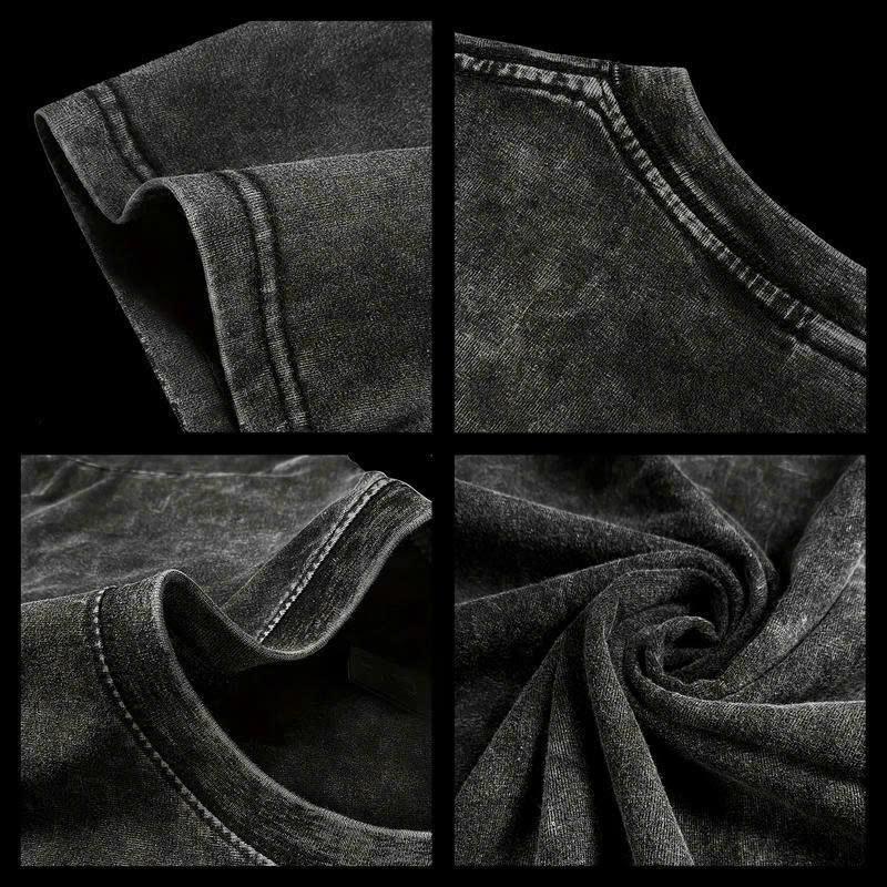 HardTimesClothing - Uchiha Clan Sharingan Naruto Anime Double Printed Oversize Lightweight Acid Washed Tee Clothes Cotton Menswear Soft T-Shirt Top Man Classic