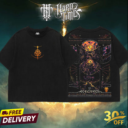 HardTimesClothing - Frenzy Flame Eldenring Boss Retro Edition Vintage Unisex Oversize Anime Manga Acid Washed Cotton T-shirt, graphic tee,anime merch fan, outfits men,boys merch