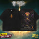 HardTimesClothing - Frenzy Flame Eldenring Boss Retro Edition Vintage Unisex Oversize Anime Manga Acid Washed Cotton T-shirt, graphic tee,anime merch fan, outfits men,boys merch