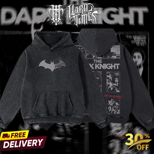 HardTimesClothing - The Dark Knight Retro Limited Vintage, Collection Movie Oversized Washed Tee Acid Washed Lightweight TSHIRT, Gift for him her Clothes Cotton Superhero, Super villain. (Copy) (Copy) (Copy)