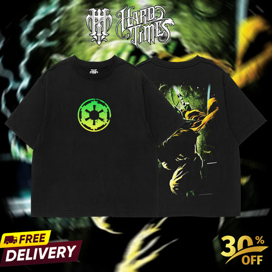 HardTimesClothing - Yoda Galactic Republic Starwar Retro Limited Vintage, Collection Movie Oversized Washed Tee Acid Washed Lightweight TSHIRT, Gift for him her Clothes Cotton Superhero, Super villain. (Copy) (Copy) (Copy)