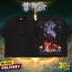 HardTimesClothing Mohg, Lord of Blood Elden Ring Retro Vintage Unisex Oversize Anime Manga Acid Washed Heavyweight Cotton T-shirt, Anime Merch, Gift For Anime Fan. Menswear Oversized