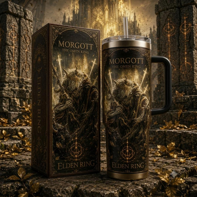 (Normal White Box) Tumbler 40oz - Morgott Eldenring