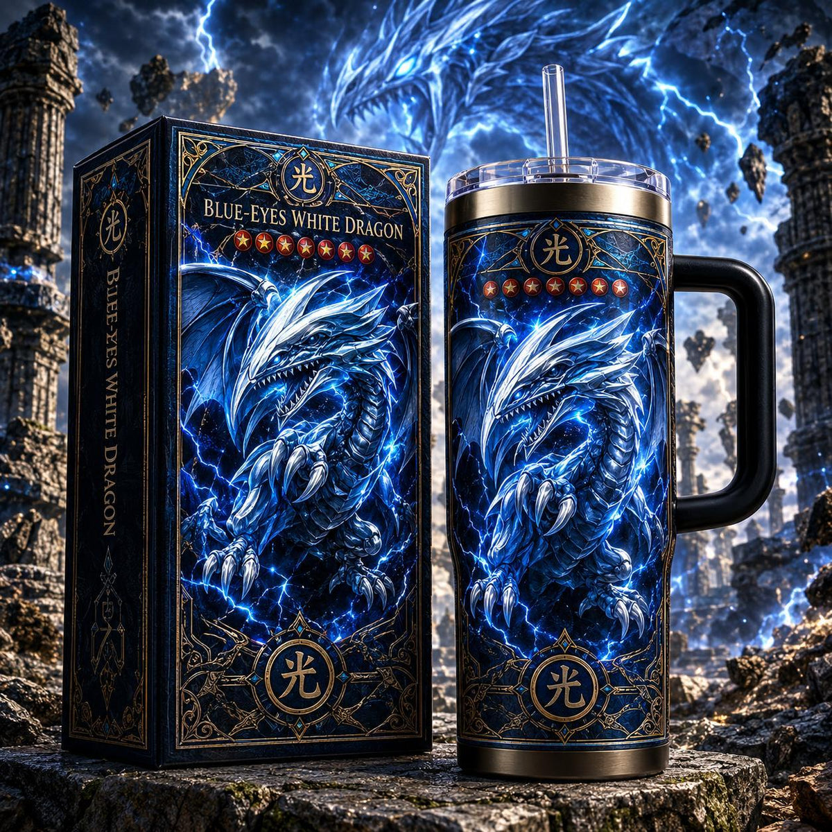 (Normal White Box) Tumbler 40oz - Blasphemous #2