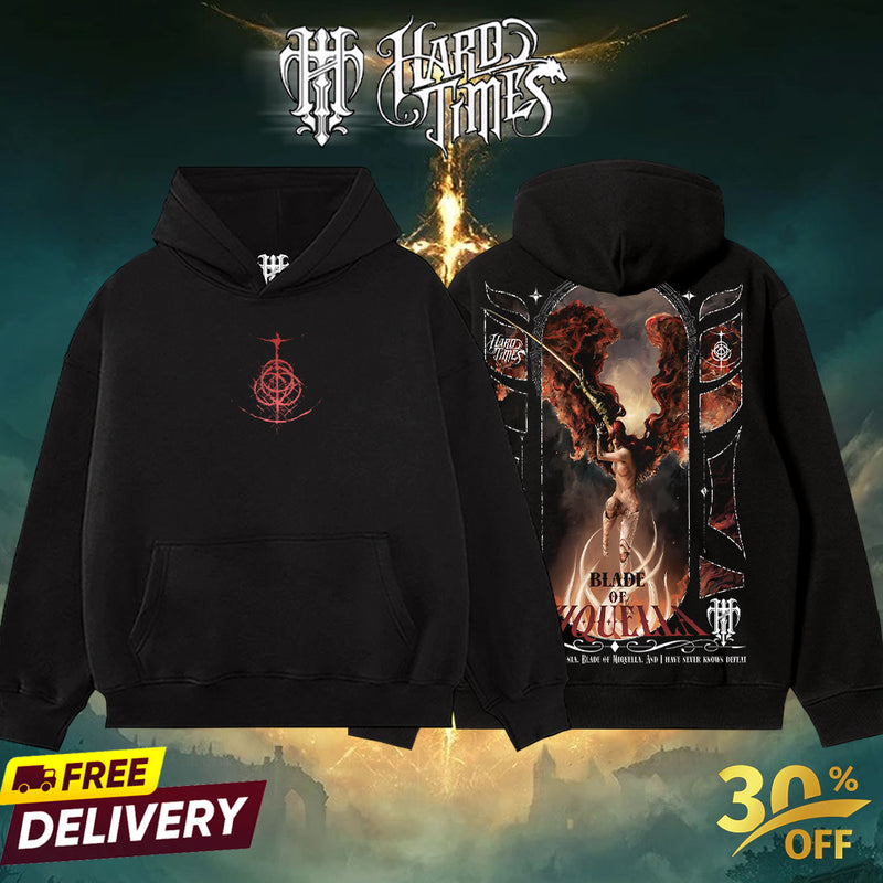 HardTimesClothing - Malenia Blade Of Miquella Elden Ring Boss 5.11 Retro Limited Vintage , From Software Collection Game Oversized Washed Tee Acid Washed Lightweight TSHIRT, Gift for him her Clothes Cotton