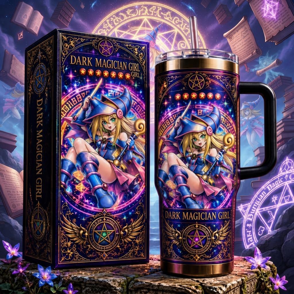 (Normal White Box) Tumbler 40oz - Dark Magician Girl Yu-Gi-Oh!