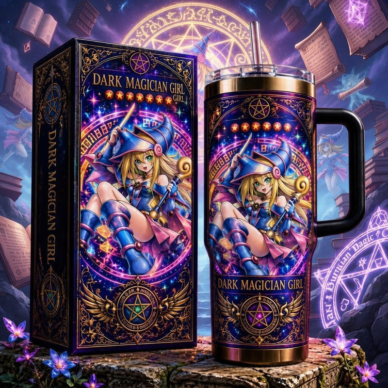 (Normal White Box) Tumbler 40oz - Dark Magician Girl Yu-Gi-Oh!