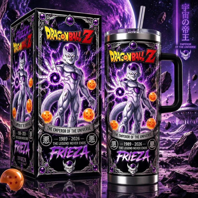 (Normal White Box) Tumbler 40oz - Frieza Dragon ball