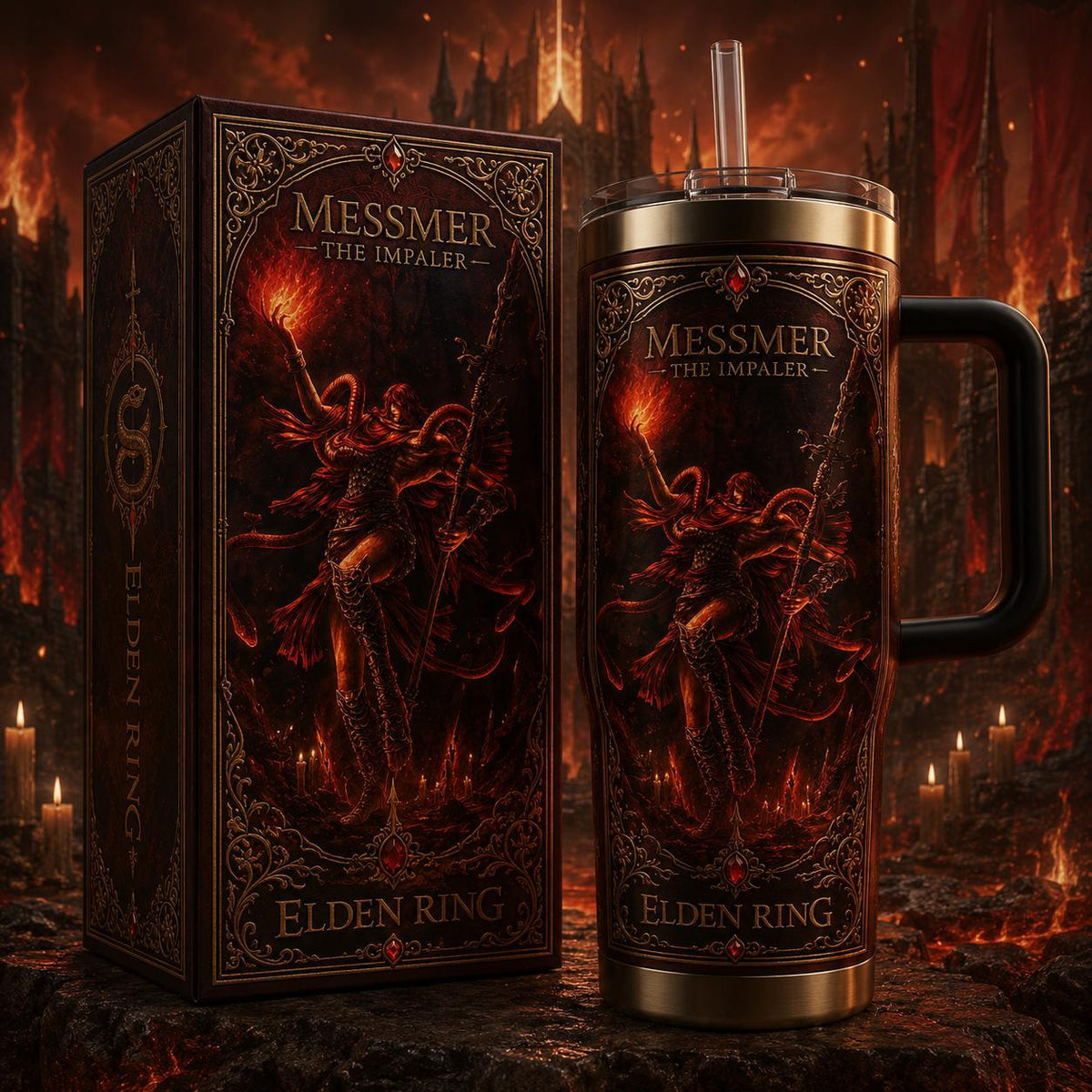 (Normal White Box) Tumbler 40oz - Dark Magician Girl Yu-Gi-Oh!