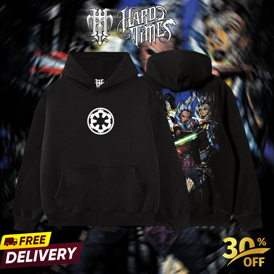 HardTimesClothing - Ahsoka Tano Galactic Republic Starwar Retro Limited Vintage, Collection Movie Oversized Washed Tee Acid Washed Lightweight TSHIRT, Gift for him her Clothes Cotton Superhero, Super villain. (Copy) (Copy)