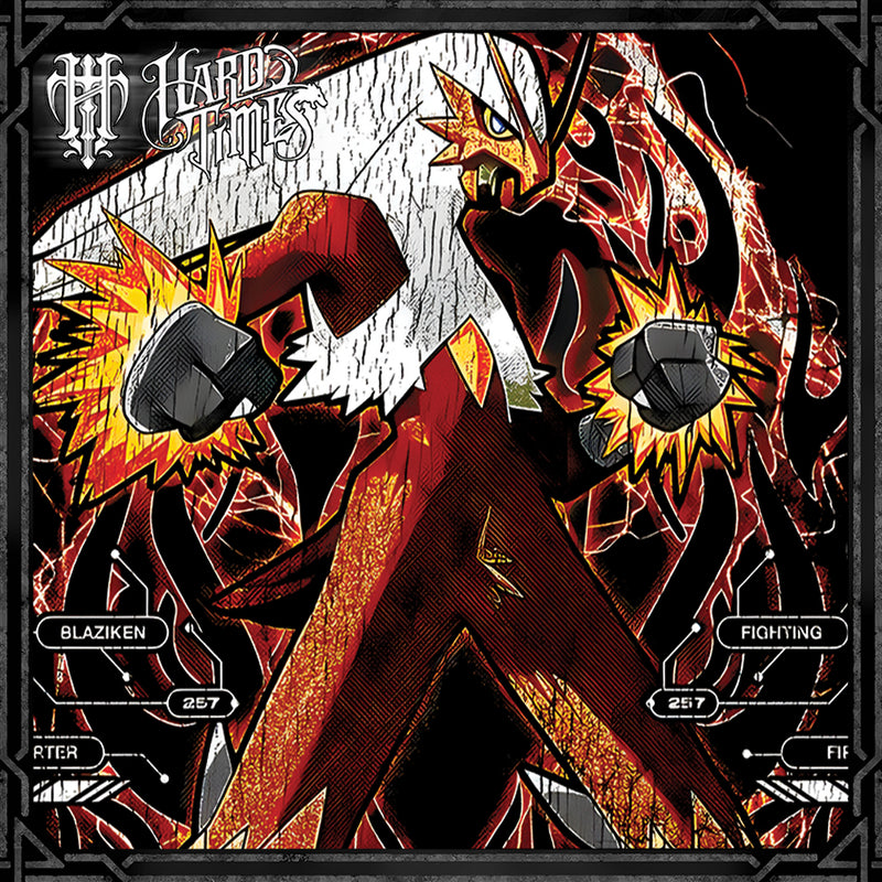 HardTimesClothing - Blaziken Pokemon