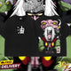 HardTimesClothing - Jiraiya Sannin Naruto Anime Limited Edition Death Reaper Seal Double Printed Oversize Lightweight Acid Washed Hoodie, graphic hoodies men streetwear